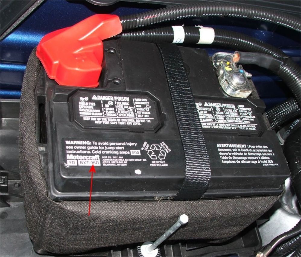 Ford motorcraft battery bxt-96r